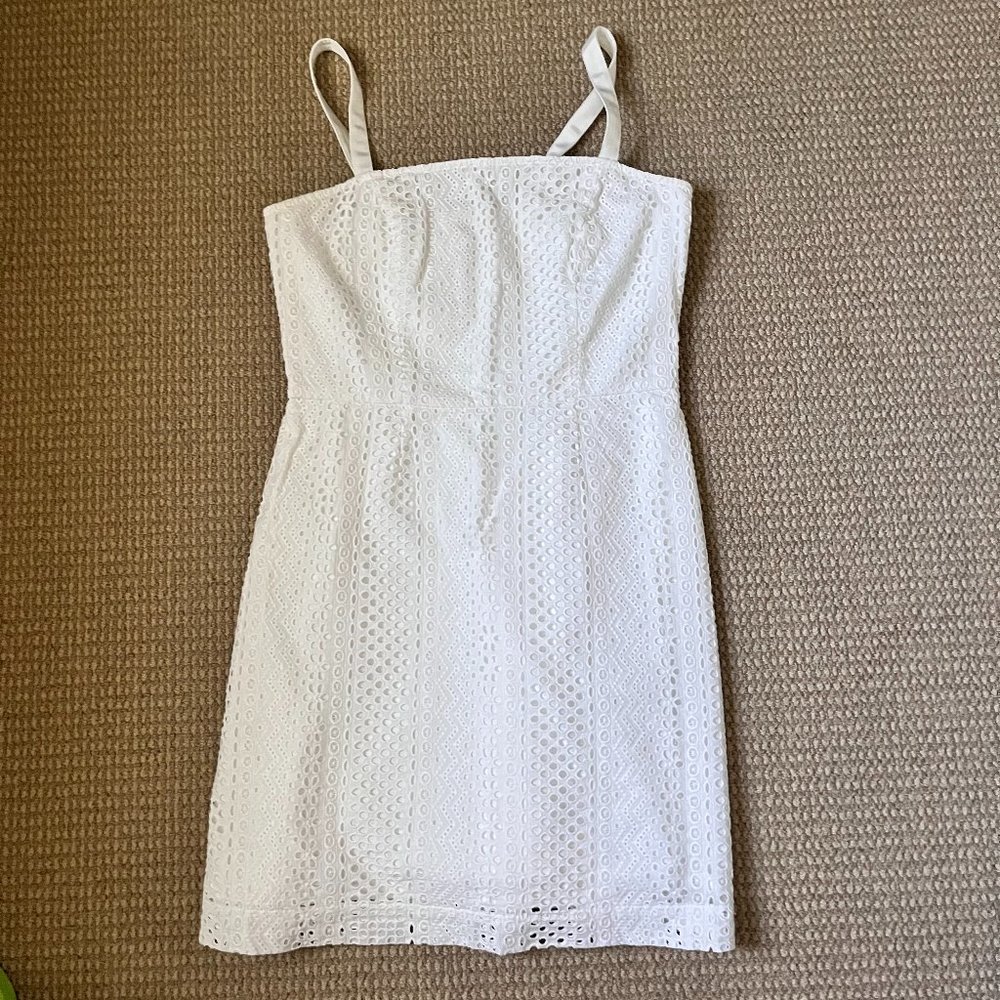 Brooks Brothers White Eyelet Dress